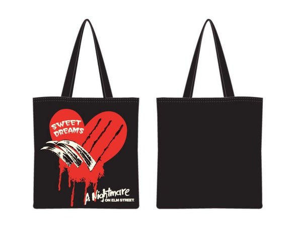 Nightmare on Elm Street Sweet Dreams Canvas Tote Bag