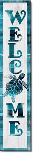 Welcome Sea Turtle Porch Sign