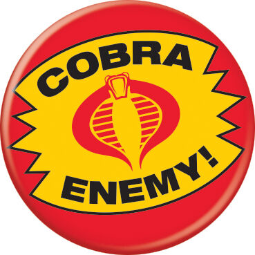 GI Joe Cobra Enemy Button