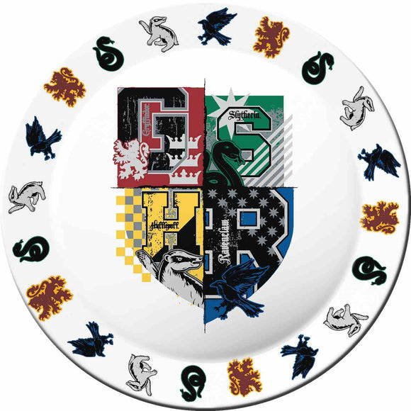 Harry Potter Crest 4pk Melamine Plates