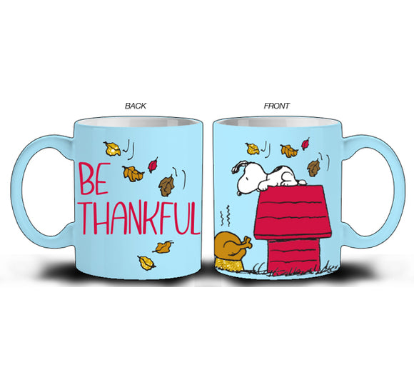 Peanuts - Thankful 14oz Ceramic Mug