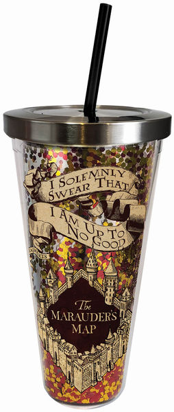Harry Potter - Solumnly Swear Glitter Cup