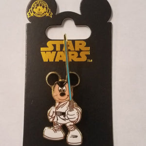 Mickey Mouse With Lightsaber Pin