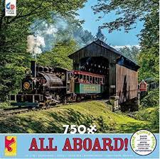 All Aboard! White Mountain Central Rail Road 750pc Puzzle