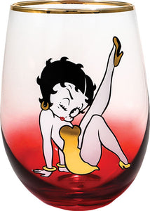 Betty Boop Kick Stemless Glass