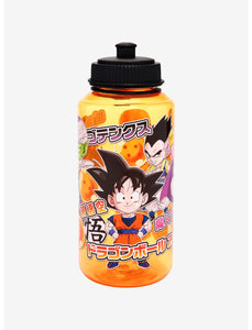 Dragon Ball Z Chibi Character Sticker Water Bottle