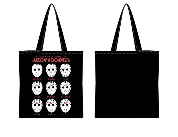 Friday the 13th - Jason Moods Canvas Tote