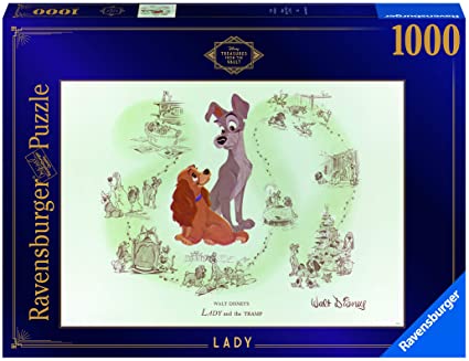 Lady & the Tramp Timeline 1000pc Puzzle