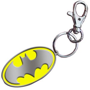 Batman Enamel Logo Metal Keychain