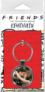 Friends - Ross & Rachel Round Keychain