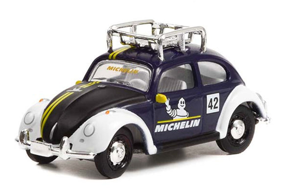 Greenlight - 1/64 Michelin Tires - Classic Volkswagen Beetle with Roof Rack