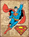 Superman - Flying Retro Tin Sign