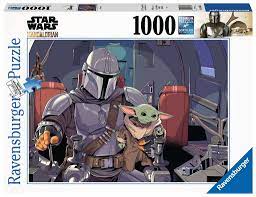 Star Wars - The Mandalorian Holding Grogu 1000pc Puzzle