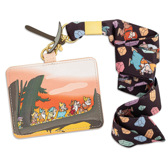 Loungefly - Snow White: Seven Dwarfs Lanyard with Cardholder