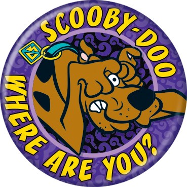 Scooby-Doo Where Are You Button
