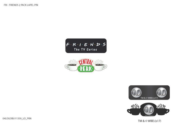 Friends Logos 2pk Pins