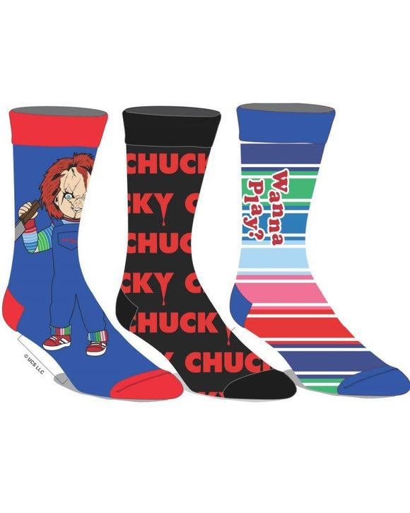 Chucky 3pk Crew Socks