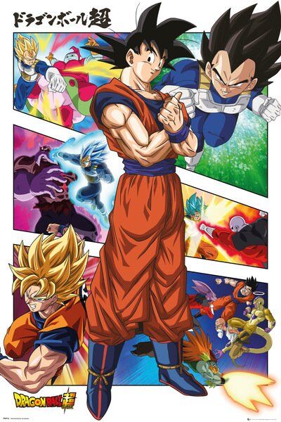 Dragon Ball Super Panels 24x36 Poster