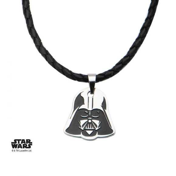 Star Wars - Darth Vader Black Leather Necklace
