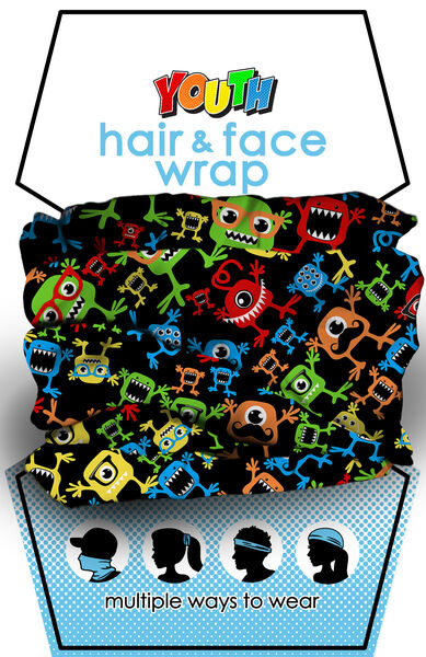 Monsters Youth Hair & Face Wrap