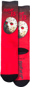Friday the 13th Mask Red Socks