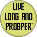 Star Trek Live Long and Prosper Button
