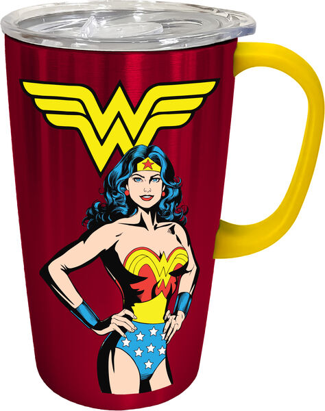 Wonder Woman Stainless Steel Travel Mug