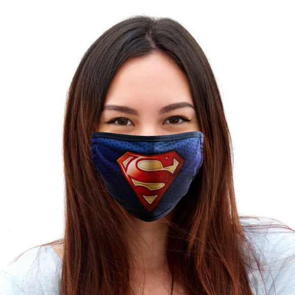 Superman Logo Face Mask