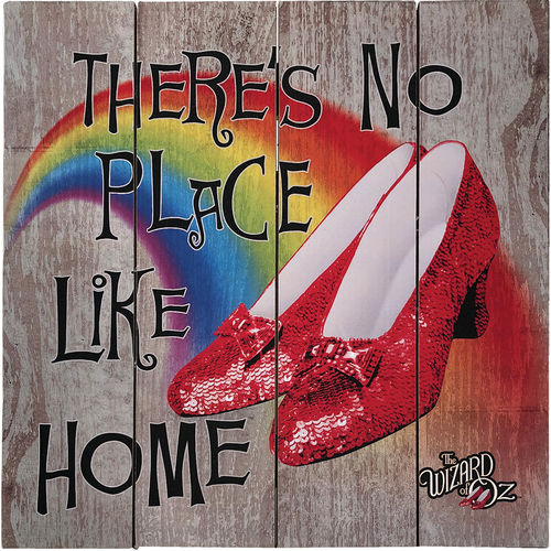Wizard Of Oz No Place Like Home Wood Sign