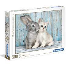 Cat & Bunny 500pc Puzzle