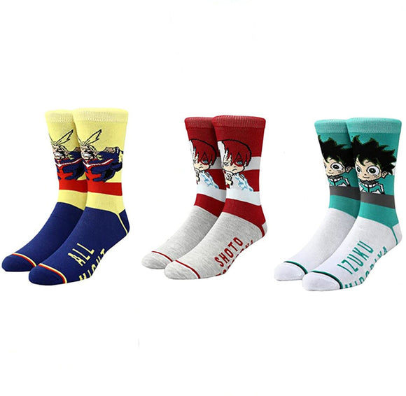 My Hero Academia 3pk Socks